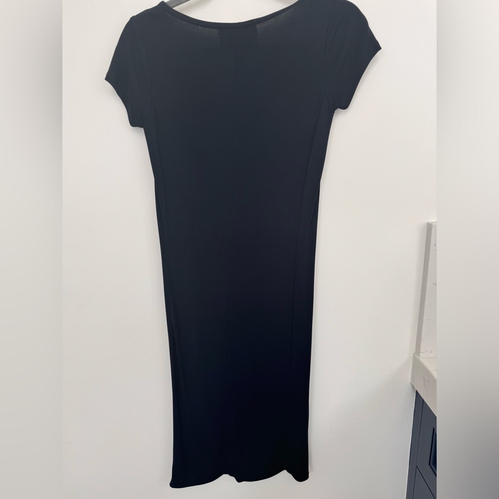 Vintage Ralph by Ralph Lauren dress, Navy, v-neck with Slit, Size 2
